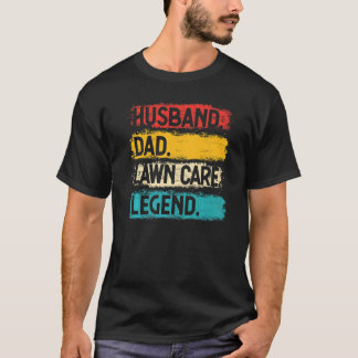 Mans Make Husbonde Pappa Grönyta Legend Gräsklippa T Shirt