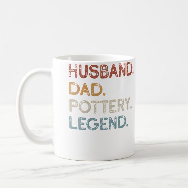 Mans Make Pappa Krukmaker Legendarisk Vintage Roli Kaffemugg (Vänster)