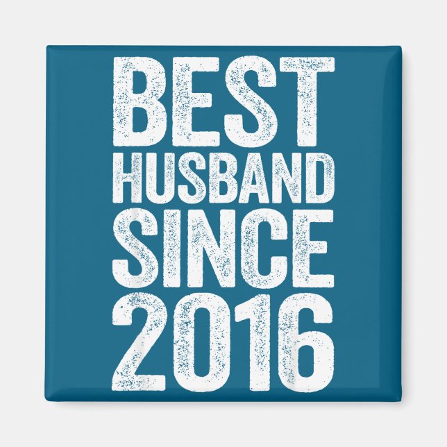 Mans make sedan 2016 bröllopsdesign magnet (Framsidan)