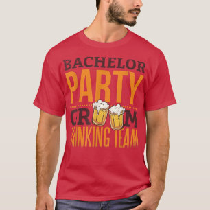 Mans Mäns Brudgum Dryckeslag JGA Män Svinfest T Shirt