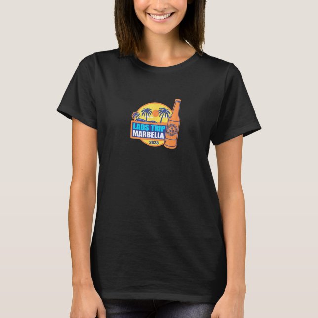 Mäns Marbella Killarresa 2023 Marbs Studenter Svär T Shirt (Framsida)