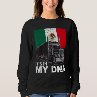 Mäns mexikanska DNA-lastbilschaufförer Lastbilsch T Shirt