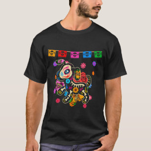 Mans Mexikanska Hund Dag Av Den Statliga Myndighet T Shirt