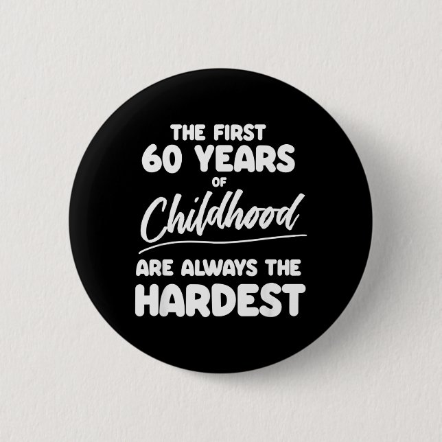 Mans Milestone 60-årsdag Citat Pappa Bror Knapp (Framsida)