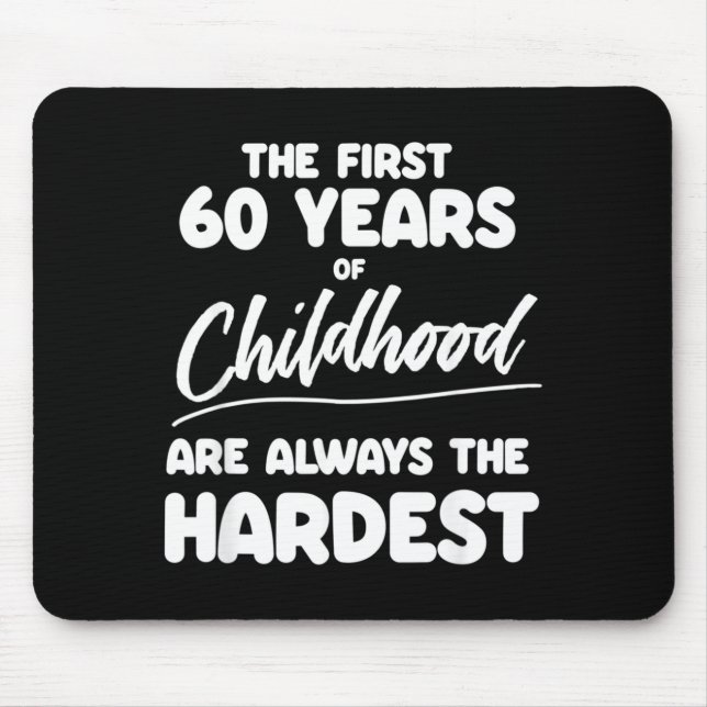 Mans Milestone 60-årsdag Citat Pappa Bror Musmatta (Framsidan)