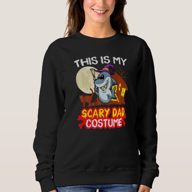 Mans Min Här Pappa Kostym Halloween Fader T Shirt (Framsida)