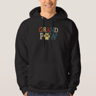 Mans Morfar Hund Farfar Fars Dag Familj Mormor Hoodie