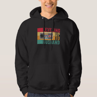 Mans nivå upp till make möhippa gamer E Hoodie