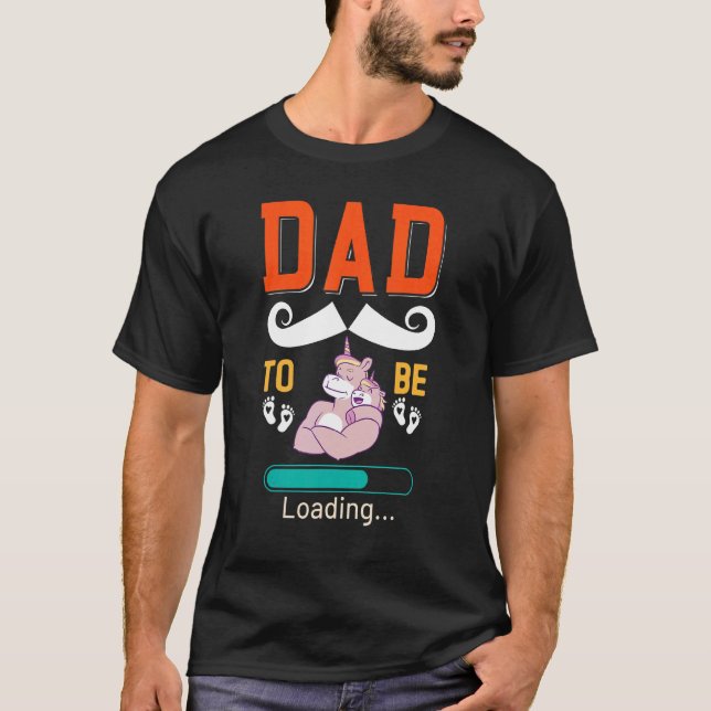 Mans Ny Blivande Pappa Snart Pappa Blivande Pappa  T Shirt (Framsida)