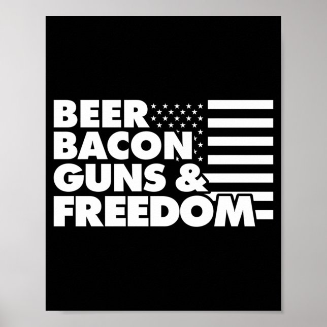 Mäns öl bacon S och Dom prestation Poster (Framsidan)
