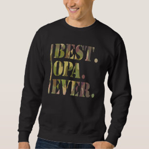 Mans Opa För Män Fars Dag Farfar Bästa Opa Kvälle Lång Ärmad Tröja