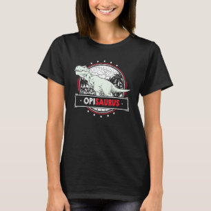 Mäns Opi-idé från barnbarn Män Trex Opisaur T Shirt