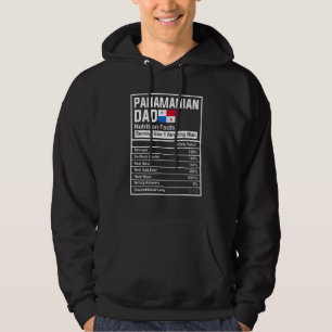 Mäns panamanska pappa näringsfakta Fars dag N Hoodie