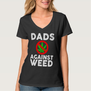 Mäns pappor mot ogräs trädgårdsskötsel gräsklippni t shirt