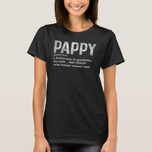 Mans Pappy Definition Som En Vanlig Farfar Endast T Shirt