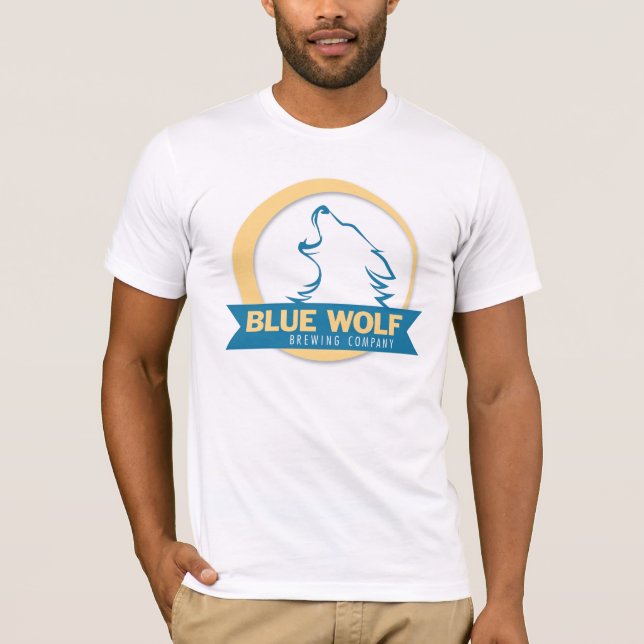 Mäns passandespara öl tee shirt (Framsida)