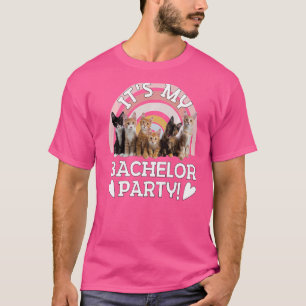 Mäns pinsamma sängvätning Bröllopsman Rosa Cu T Shirt