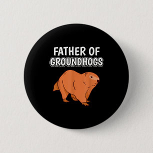 Mäns Pojkar Groundhog Pappa Fars Dag Far Till Grou Knapp