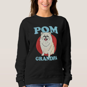 Mans Pom Farfar Hundägare Pomeranian T Shirt