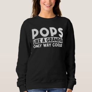 Mäns pops som en farfar bara på något sätt coolare t shirt