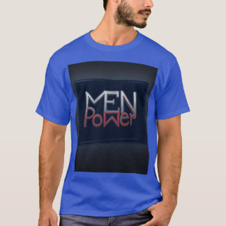 Mäns Power Alpha Mindset T-Shirt. Herrens Motivat T Shirt
