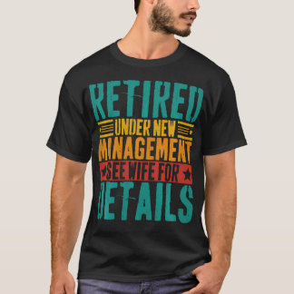 Mans R pensionär Under Nya Ledningen Se Hustru För T Shirt