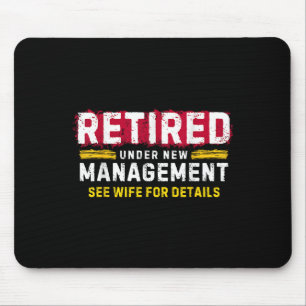 Mäns Retro Pensionerad Under Ny Ledning Se Hustru  Musmatta
