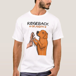 Mans Rhodesian Ridgeback Farfar Hundälskare Farfar T Shirt