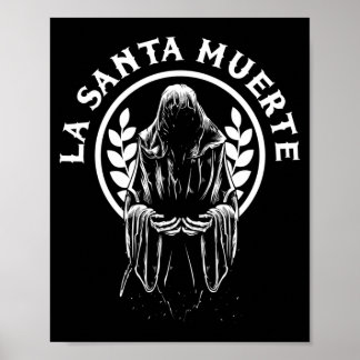 Mans Santa Muerte Mexiko Calavera Skelett Skalle Poster
