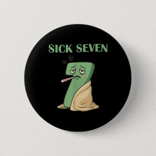 Mans Sick Seven Halloween-kostymdesign för Hallowe Knapp