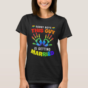 Mäns Sjungaxparty Lgbt Gay Pride Brudgum Brud Kill T Shirt