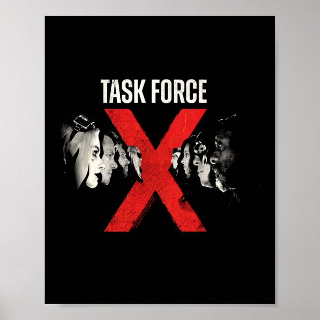 Mäns skurkteam Task Force X-prestanda Poster (Framsidan)