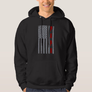 Mäns stolta pappa amerikansk flagg skjorta pappa g hoodie