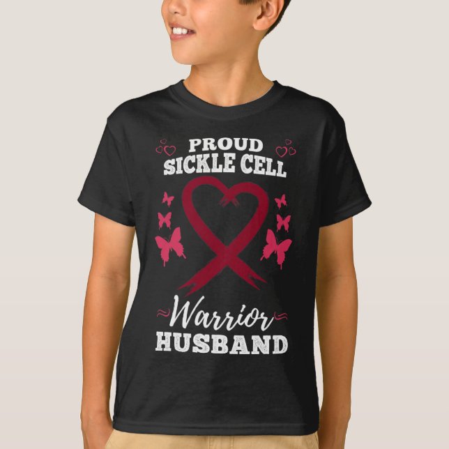 Mäns stolta sigdcellskrigare make sigdcellsanemi t shirt (Framsida)