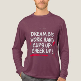MANS STORA DRÖM UPPMUNTRAR LÅNGÄRMAD T-SHIRT