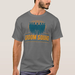 Mäns Svägerskapsfest Brudgum Squad Brudgumar Prese T Shirt