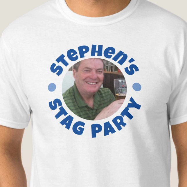 Mans Sventrups Fest Foto T Shirt (Skapare uppladdad)