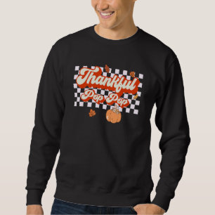Mans Tacksam Pop Pop Retro Thanksgiving Höst Matta Lång Ärmad Tröja