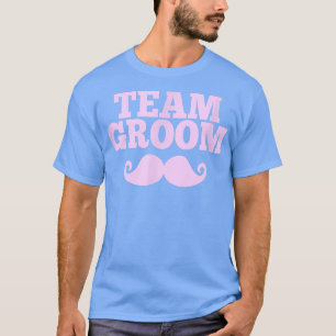 Mans TEAM GROOM Män Bachelor Stag Night Party T Shirt