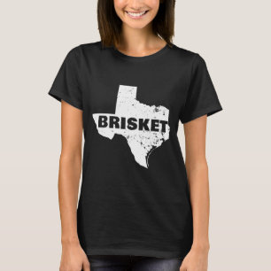Mäns texas brisket kartprestanda t shirt