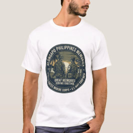Mäns USMC & Navy Corpsman Olongapo Filippinerna T Shirt