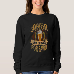 Mäns Vid brist på kärlek en öl tack Design T Shirt