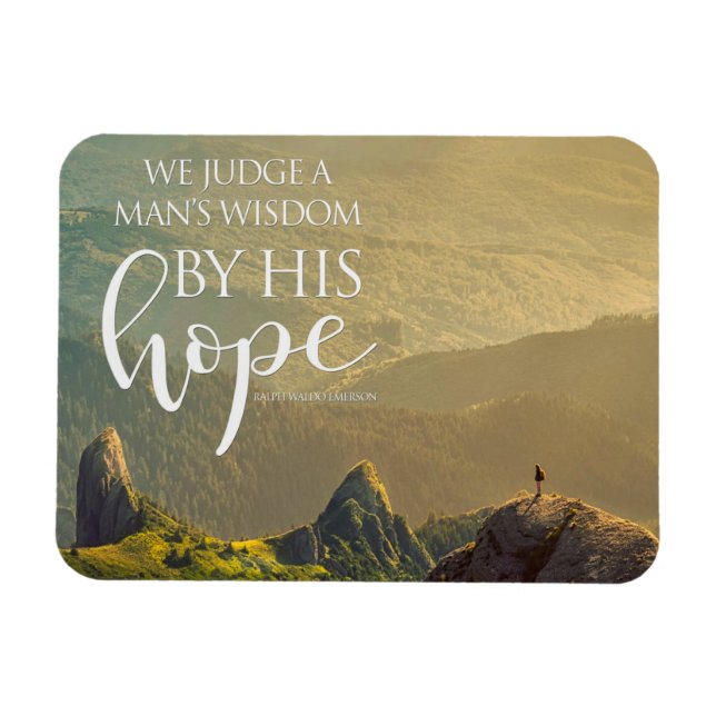 Man's Wisdom Magnet (Horisontell)