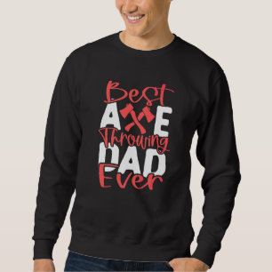Mans Yxa Kastar Pappas Yxkastare Hatt Lång Ärmad Tröja