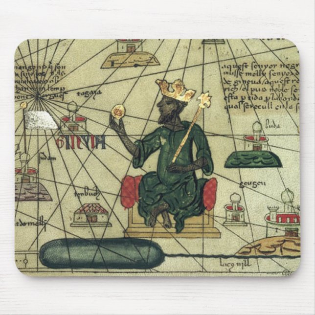 Mansa Musa Kingdom Mali Mousepad Musmatta (Framsidan)
