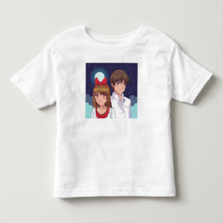 Månsanime Duo-illustration T Shirt