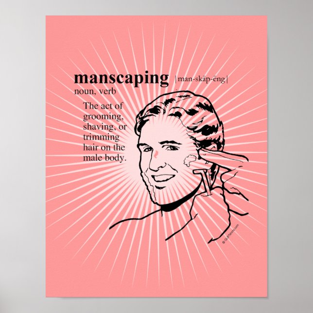 MANSCAPING POSTER (Framsidan)