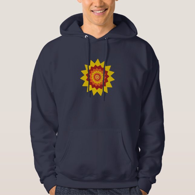 Manschett Odd Flower Hoodie (Framsida)