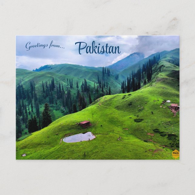 Mansehra Khyber Pakhtunkhwa Pakistan Vykort (Framsida)