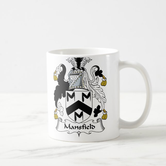 Mansfield familjvapensköld kaffemugg (Höger)